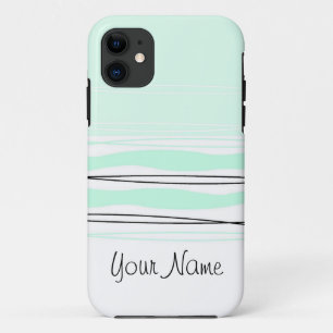 Atlantic Stripe Name Horizontal iPhone 5 case