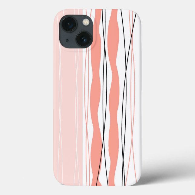 Atlantic Stripe Pink Vertical iPad Mini case (Back)