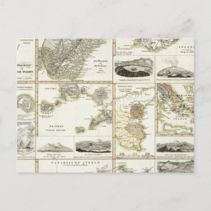 Atlantic Volcanic Activity Postcard