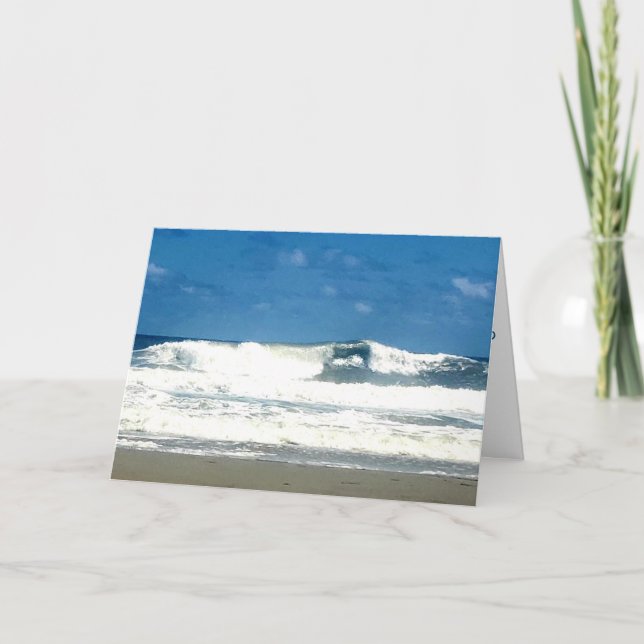 "Atlantic Waves" Thank You Card (Front)