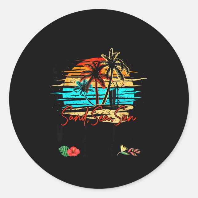 Atlantis Bahamas 2026 Vacation Beach Matching Fami Classic Round Sticker (Front)