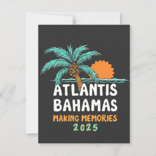 Atlantis Bahamas Making Memories 2025 Thank You Card