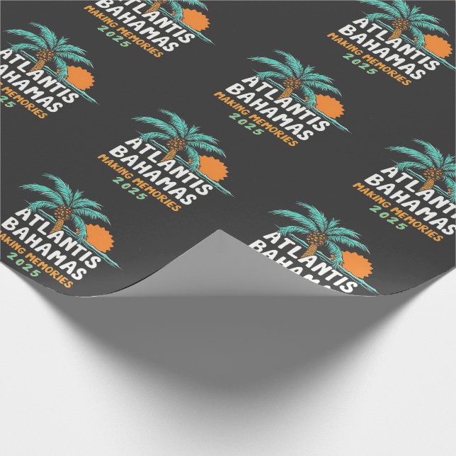 Atlantis Bahamas Making Memories 2025 Wrapping Paper (Corner)