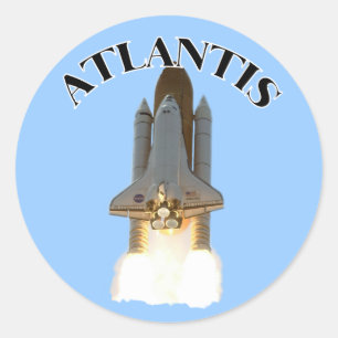 Atlantis Classic Round Sticker