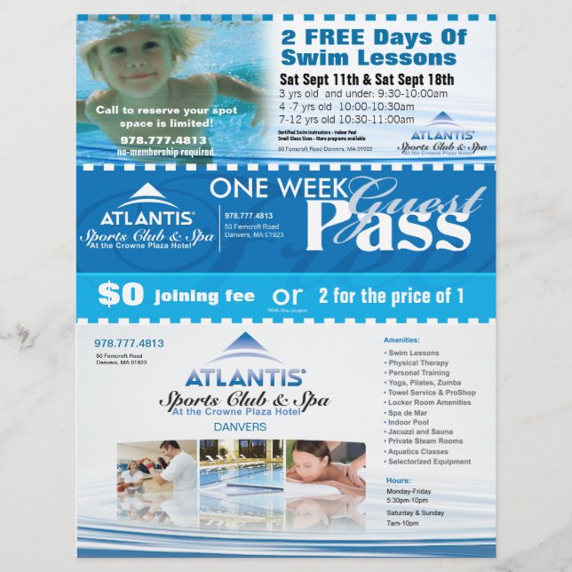 Atlantis Coupons Flyer (Front)
