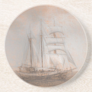 Atlantis Sailing Ship da Vinci Coaster