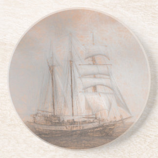 Atlantis Sailing Ship da Vinci Coaster