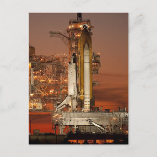 Atlantis Space Shuttle launch NASA Postcard