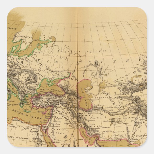 Atlas 6 square sticker (Front)