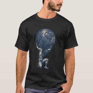 Atlas Ancient Greek Mythology Greek God Greece Myt T-Shirt