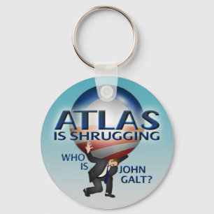 Atlas Is Shrugging Keychain