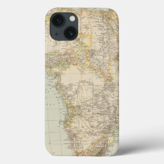 Atlas Map of Africa Case-Mate iPhone Case (Back)
