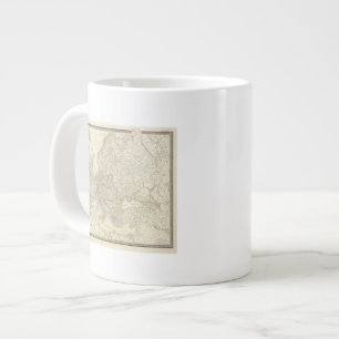 Atlas Map of Europe Large Coffee Mug