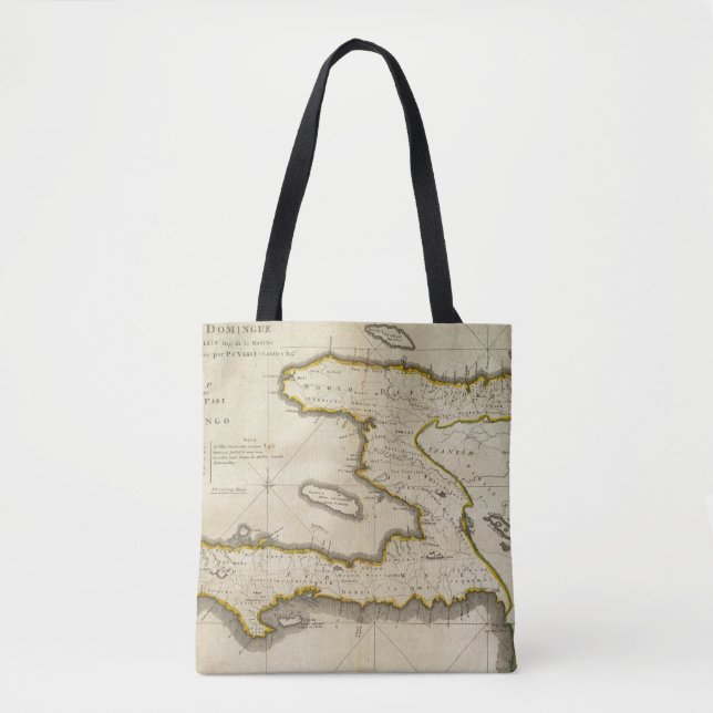 Atlas Map of Haiti Tote Bag (Front)