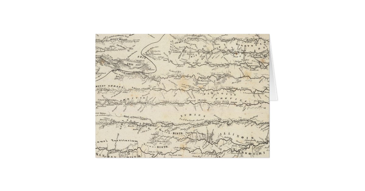 Atlas Map of Rivers | Zazzle