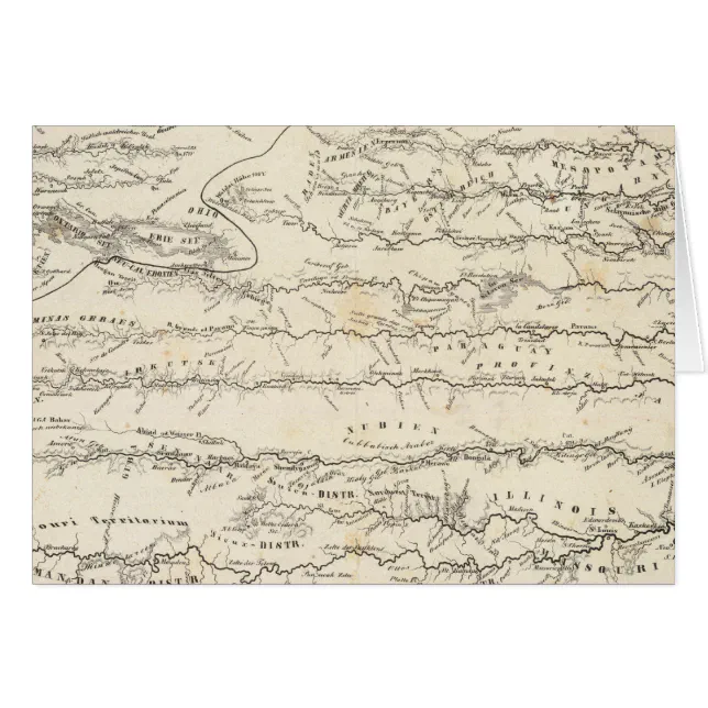 Atlas Map of Rivers | Zazzle