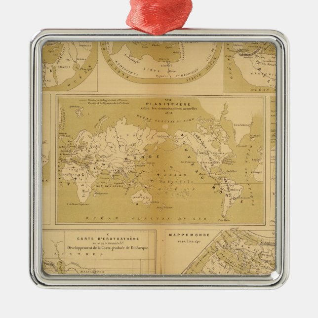 Atlas Metal Tree Decoration (Front)