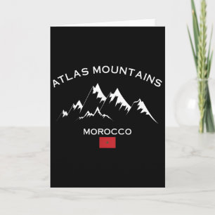 Atlas Mountains Morocco Jbel Toubkal Ski Resort Sk Card