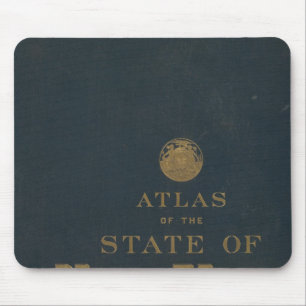 Atlas New York state Mouse Pad
