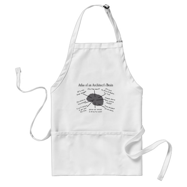 Atlas of an Architect's Brain Standard Apron (Front)