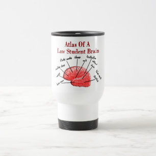Atlas of Law Student Brain Travel Mug