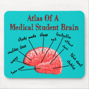 Atlas of Medical Student Brain Mouse Pad