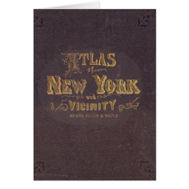 Atlas of New York vicinity (Front)
