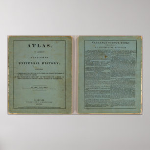 Atlas of universal history poster