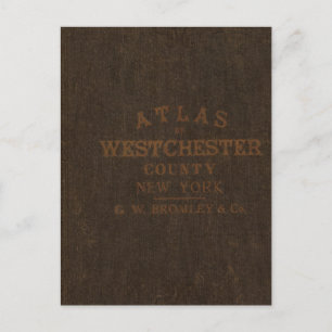 Atlas of Westchester County, NY Postcard