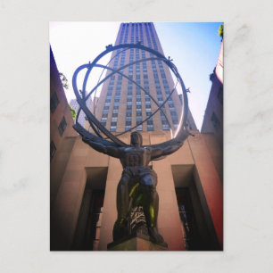 atlas rockefeller postcard