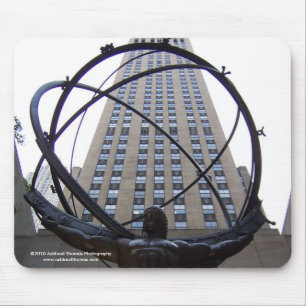 Atlas Sculpture and 30 Rock in NYC Mousepad