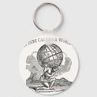 Atlas Shrugged / Debt Quote Key Ring