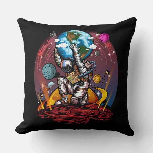 Atlas Space Man Cushion (Front)