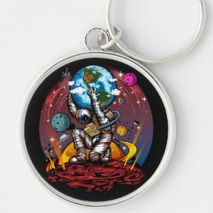 Atlas Space Man Key Ring