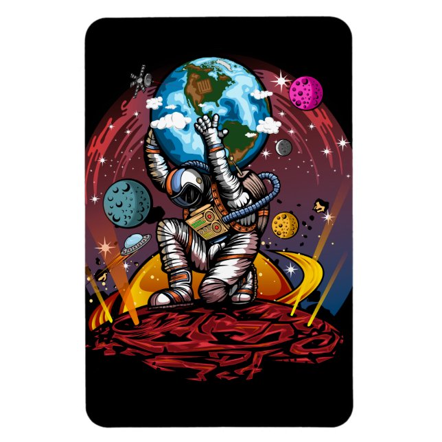 Atlas Space Man Magnet (Vertical)