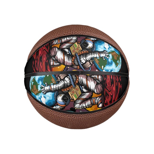 Atlas Space Man Mini Basketball (Front)