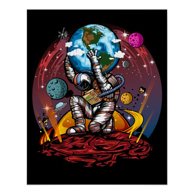 Atlas Space Man Poster (Front)