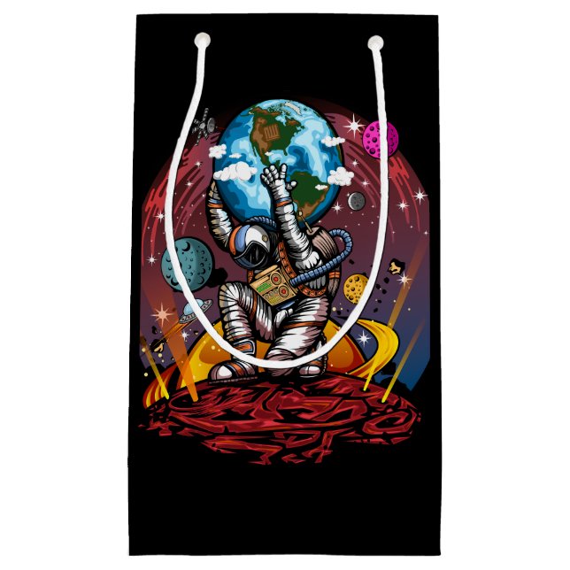 Atlas Space Man Small Gift Bag (Front)