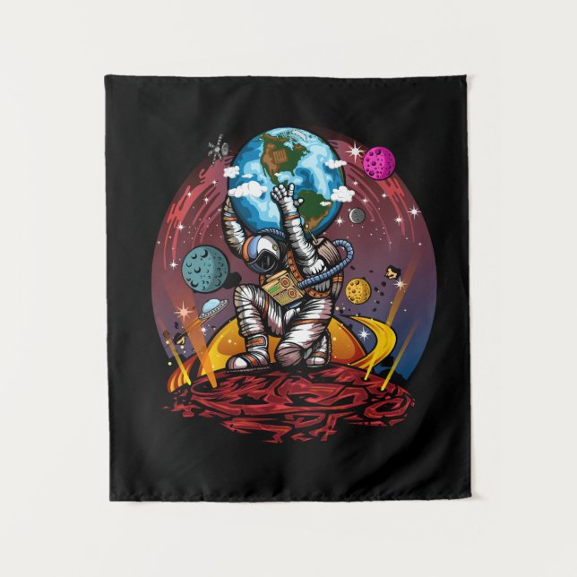 Atlas Space Man Tapestry (Front)