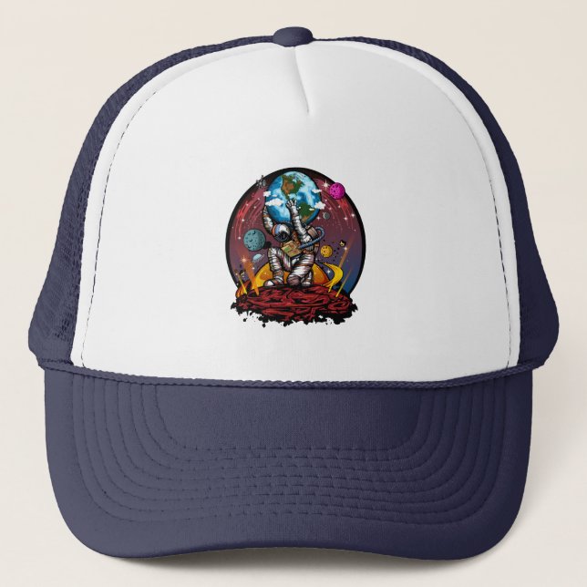 Atlas Space Man Trucker Hat (Front)