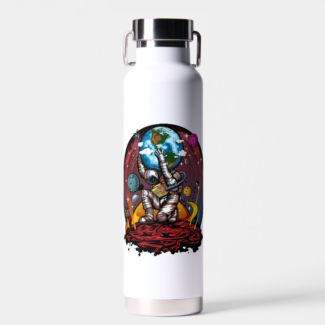Atlas Space Man Water Bottle (Front)