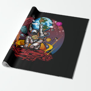 Atlas Space Man Wrapping Paper