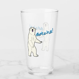 Atlas the Friendly Polar Bear Glass