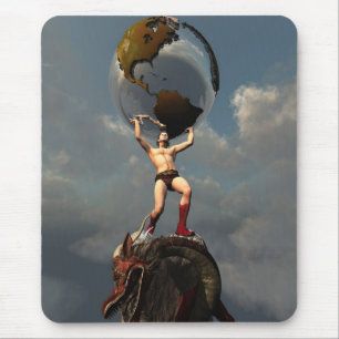 Atlas the Titan Mousepad