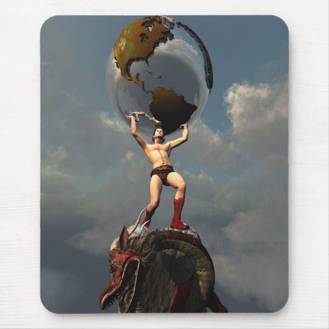 Atlas the Titan Mousepad (Front)