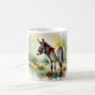 Atlas Wild Donkey 100924AREF121 - Watercolor Coffee Mug