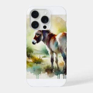 Atlas Wild Donkey 100924AREF121 - Watercolor iPhone 15 Pro Case