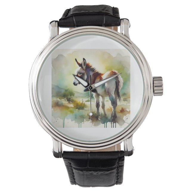 Atlas Wild Donkey 100924AREF121 - Watercolor Watch (Front)