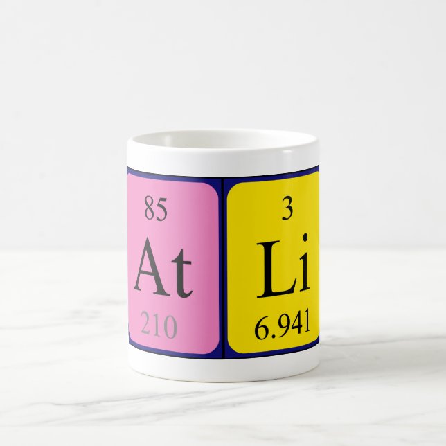 Atli periodic table name mug (Center)