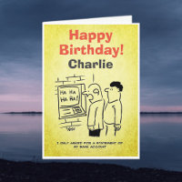 ATM Cash Machine Laughs at Customer. Banking Theme